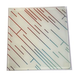8mm 3D numérique imprimé <span class=keywords><strong>verre</strong></span> trempé décoratif sérigraphie <span class=keywords><strong>peinture</strong></span> pour chambre hôtel hôpital Hall entrepôt - Product Image 1
