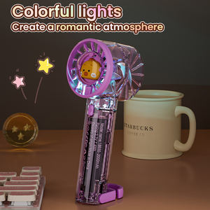 Ventilador de Mano Eléctrico Personalizado 2026, Batería Recargable de 2000mAh, Plegable, Silencioso, Mini Ventilador de Mano con Diseño de Dibujos Animados - Product Image 2