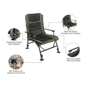 Sillas Plegables Portátiles de Alta Calidad, Ajustables, Plegables, para Exteriores, Jardín, Playa, Pesca, Camping, en Varios Estilos - Product Image 2