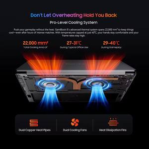 Portátil BLACKVIEW GAMIBOOK 8 de 16 Pulgadas con Pantalla FHD, 16/512 GB SSD, <span class=keywords><strong>AMD</strong></span> <span class=keywords><strong>Ryzen</strong></span> <span class=keywords><strong>7</strong></span> 7735HS, Batería de 57 Wh, Carga Rápida de 65 W, Win11Pro, Wi-Fi 6 - Product Image 5