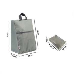 Custom Portable Shoe <b>Storage</b> <b>Bag</b> Reusable Durable <b>Zipper</b> Dust-proof Shoe <b>Bag</b> Daily Simple Organizer Moisture-Proof Shoe <b>Bag</b> - Product Image 2
