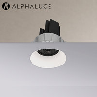Projecteur encastré LED 10W COB dimmable en aluminium anti-éblouissement pour plafond, éclairage mural encastré intérieur, spot encastrable encastrable au plafond 220V