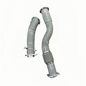 Tuyau de descente en acier inoxydable haute performance avec bouclier thermique pour mise à niveau du système d'échappement des BMW <span class=keywords><strong>M2</strong></span> M3 M4 G80 G82 G87 3.0T (2021-2024) - Product Image 6
