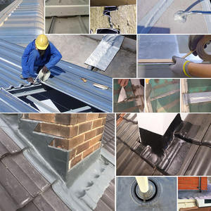 TOBS Bande de calfeutrage en aluminium pour tuiles 300 mm x 5 m, ruban de calfeutrage pour l'étanchéité des tuiles de toiture - Product Image 2