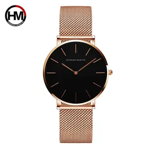 Hannah martin שעון מפעל 3 Am לוגו מותאם אישית עמיד למים wristwatch אופנה החדש שעוני קוורץ לנשים
