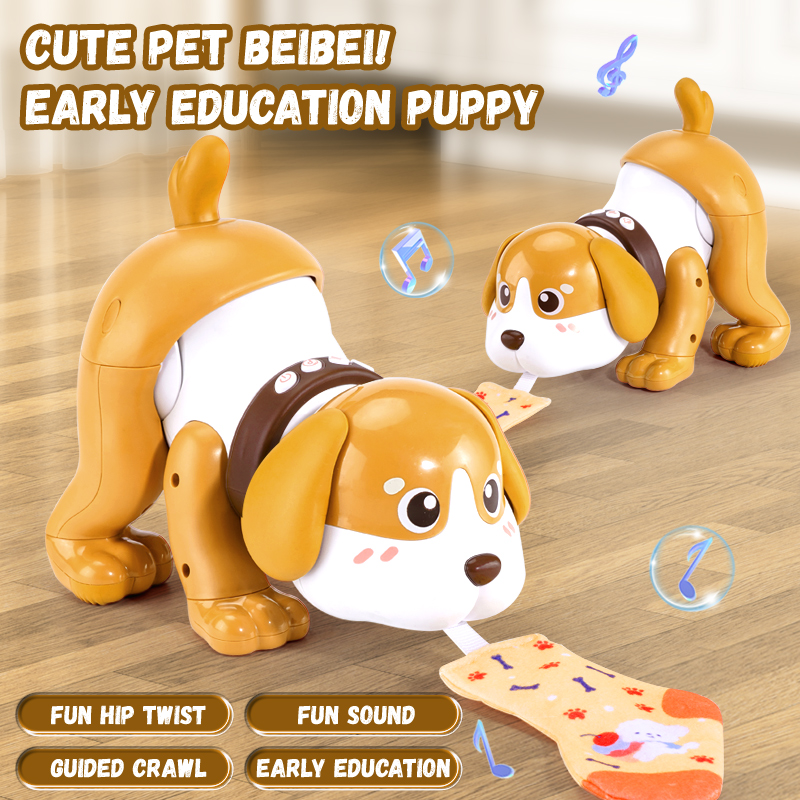 Toysmax LX1242493 Intelligent Robot Dog Toy - Remote Control Educational Pet Toy