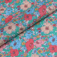 Kain Katun 100% Cetak Bunga 80S Custom Grosir untuk Pakaian Wanita