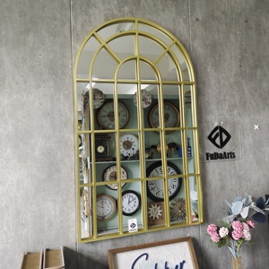 <span class=keywords><strong>Miroir</strong></span> mural en fer forgé de style américain 100x60 cm pour <span class=keywords><strong>couloir</strong></span> et salon, <span class=keywords><strong>miroir</strong></span> mural décoratif, livraison directe DDP - Product Image 4