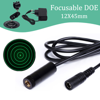 Localisateur focalisable DOE à 5 anneaux personnalisé D12mm/D18mm/D20mm Module Laser rouge vert bleu 10mW 30mW 50mW 100mW 200mW pour le positionnement