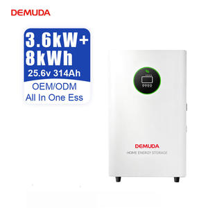 สถานีไฟฟ้าพกพา Demuda All-In-One Ess 8000W เครื่องกำเนิดพลังงานแสงอาทิตย์ ระบบกักเก็บพลังงาน แบตเตอรี่ Lifepo4 อินเวอร์เตอร์ 3.6kw CAN - Product Image 1