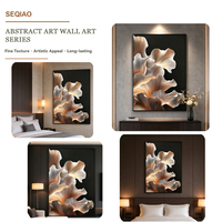 Seni Dinding Kanvas Abstrak Bunga Hitam Beige Cetakan Berbingkai Dekorasi Minimalis Botani Mewah Modern untuk Ruang Tamu Kamar Tidur