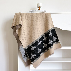 Autunno inverno nuovo scialle aria condizionata <span class=keywords><strong>vespa</strong></span> alla moda spessa e calda sciarpa leggera di lusso Versatile sciarpa all'ingrosso - Product Image 6
