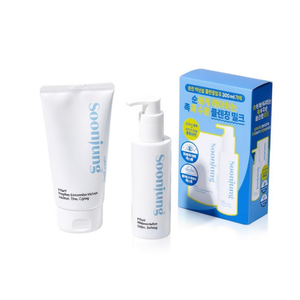 Lait nettoyant Soonjung 200ml, kit de recharge avec nettoyant visage 100ml pour tous types de peaux, formule K-Beauty - Product Image 2