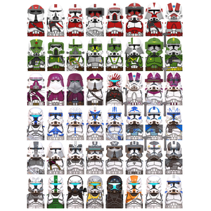 Vente flash - Clone Trooper Rex Cody <span class=keywords><strong>Hunter</strong></span> Jesse Warsly Darth Maul 501st Space Wars Minifigs Action Building Blocks Jouets pour enfants - Product Image 6