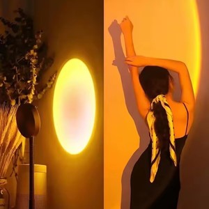 Lampada Tramonto USB, Luce Notturna Mini LED in ABS, Decorazione per Camera da Letto, Regalo per Festività, Halloween, Natale - Product Image 6