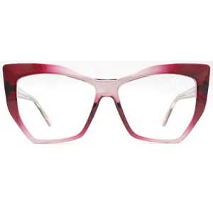 Cpm49 Oversized Dames Cat Eye Cp Injectie Optische Frames Hot Selling Jonge Brillen Monturen Bril