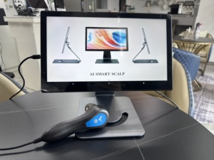 Analyseur de cuir chevelu intelligent AI, machine d'analyse capillaire, détecteur numérique de follicules pileux, microscope HD, <span class=keywords><strong>scanner</strong></span> de cuir chevelu pour salon et clinique - Product Image 2