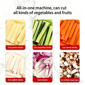 Cortador Manual Vertical de Verduras de Acero Inoxidable, Picador de Alimentos, Herramienta para Procesar Patatas Fritas y Verduras en Cubos - Product Image 5