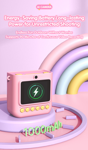 AI Voice Interactive Kids Photo Printing Camera Instant Doodle Drawing Printer Portable Toy For Children Creative Education - Product Image 5