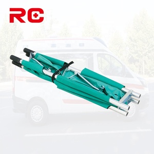 Camilla Plegable de Primeros Auxilios para Hospital, Colchón de PVC Resistente, Camilla de Transporte de Pacientes para Ambulancia y Rescate - Product Image 2