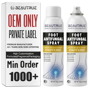 Polvo Antifúngico para el Pie de Atleta de Marca Privada OEM Personalizado, Spray para Aliviar <span class=keywords><strong>la</strong></span> Picazón, <span class=keywords><strong>Tratamiento</strong></span> para <span class=keywords><strong>Hongos</strong></span> <span class=keywords><strong>en</strong></span> <span class=keywords><strong>la</strong></span> <span class=keywords><strong>Piel</strong></span> del Cuerpo y <span class=keywords><strong>la</strong></span> Zona del Jockstrap - Product Image 6