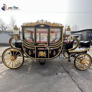 Location de calèches royales enchanteuses : calèche royale vintage pour visites touristiques, calèche classique pour mariages, calèche <span class=keywords><strong>Cendrillon</strong></span> - Product Image 5