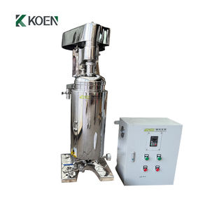 Centrifuga tubolare alghe GQ75J ad alta velocità <span class=keywords><strong>20000rpm</strong></span> solido liquido separatore manuale scarico solido 500l/h - Product Image 2