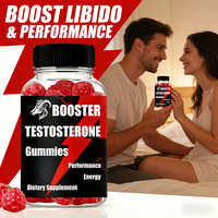 Gomitas para Mejorar el Rendimiento Masculino, Suplemento de Osterona para Hombres, Favorece un Mayor Vigor y Crecimiento Muscular, No Apto para Embarazadas