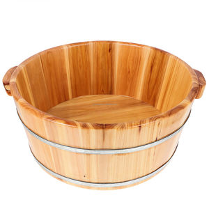 フットウォッシュバレル木製ペディキュア,プレミアム木製洗面台 - Product Image 2