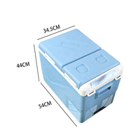 Réfrigérateurs de véhicule à double zone de température L50 L40, commande par écran tactile, 12V/24V DC220V AC, adaptés aux camions, camping-cars et caravanes