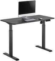 Bureau électrique en acier traditionnel réglable en hauteur (assis-debout) 120 cm pour le travail et l'apprentissage