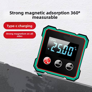 Digital Protractor Inclinometer Angle Gauge Backlit Slope Meter <b>Spirit</b> Level Measuring Tools Aluminum Alloy 0.04mm Accuracy - Product Image 5