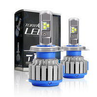 Système d'éclairage automobile Ampoule de phare à LED voiture 40W 4000lm T1 9012 9006 9005 9004 H1 H8 H11 H7 H3 H4 Auto 12v Phares à LED