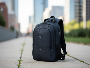 Zaino da Uomo in Nylon con Chiusura a Cerniera Stile Business 20-35 Litri per Tutte le Stagioni - Product Image 2