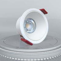 NOM RETILAP CE RoHS Bivolt 110-240V Regulable Antideslumbrante 9W 2700-6500K COB Luminaria Empotrable