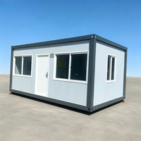 Maison conteneur démontable, livraison directe usine, unité préfabriquée à assemblage rapide pour personnel extérieur