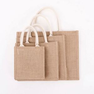 Design Promoting Eco-Friendly <b>Large</b>-Sized Women's Laminated <b>Beach</b> Shopping and Reusable Jute <b>Bags</b> - Product Image 6