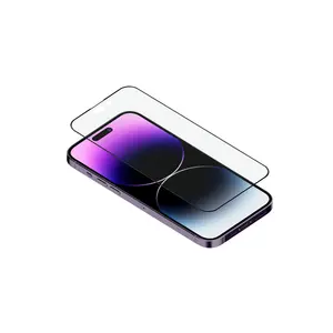 KZDOO AG哑光玻璃2.5D手机屏幕磨砂钢化玻璃保护膜适用于iphone 11 12 13 14 15 pro max plus