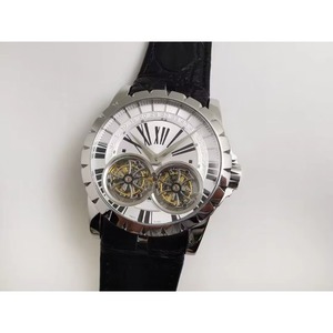 Top-quality, Double-flight Tourbillon, Elegant Design, <b>Skeletonized</b> Sapphire Crystal Men's <b>Automatic</b> Mechanical <b>Watch</b> - Product Image 2