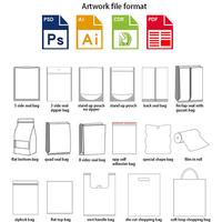 Sacs en plastique refermables à fermeture éclair pour petites entreprises, sacs refermables noirs holographiques à fond plat, emballage 3g 7g, emballage en mylar à fermeture éclair