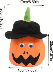 Seau à bonbons d'Halloween personnalisé lumineux en forme de citrouille, réutilisable, effrayant, avec lumière LED - Product Image 3