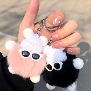 New Models Keychain Ins Gift Cute Soft Limp Stuffed Animal Shape Plush Small Keychains for Gifts - Product Image 4