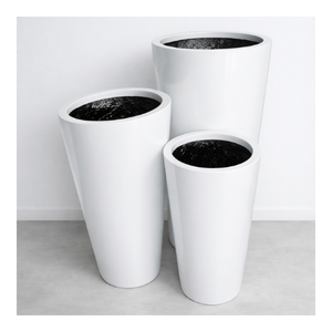 กระถางต้นไม้ไฟเบอร์กลาส ดีไซน์หรูหราทันสมัย ตกแต่งบ้านและสวน เป็นมิตรกับสิ่งแวดล้อม ทนทาน ขายดี - Product Image 1