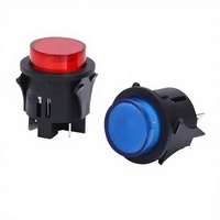 Sakelar Tombol Tekan Self Lock 12mm 1.5A 250VAC 3A DS-425A Hitam 1NC 10000 Kali Penggunaan Mekanis Kontrol Elektronik Otomotif