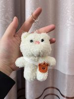 Sac à dos petit ours pendentif peluche poupée cartable pour enfants porte-clés vente en gros mignon
