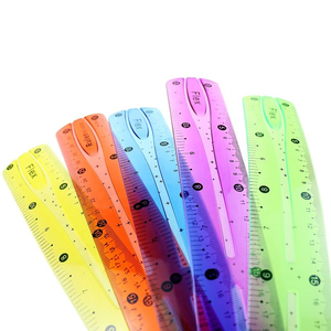 Reglas de Medición Flexibles y Plegables de PVC Transparente de 30 cm, Gran Venta - Product Image 6