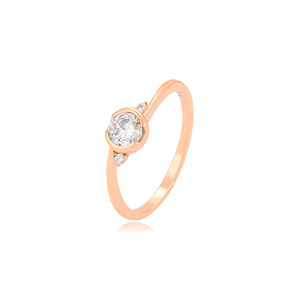 A00912628 Xu Ping jewelry simple set with diamond rose gold light luxury all kinds of small exquisite gift ring