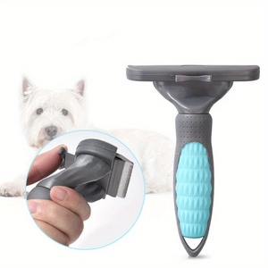 Un peigne à double usage Ustensiles de toilettage Peigne d'épilation pour animaux de compagnie Float Hair Removal Slicker Brush Pet Sharding Tool - Product Image 1