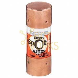 Fusible à cartouche Mersen AJT25 - Matériau en cuivre, basse tension, à action rapide, non-indicateur, neuf - Product Image 1