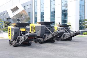 Богато украшенная OP-50 мини-щековая мобильная дробилка - Product Image 3